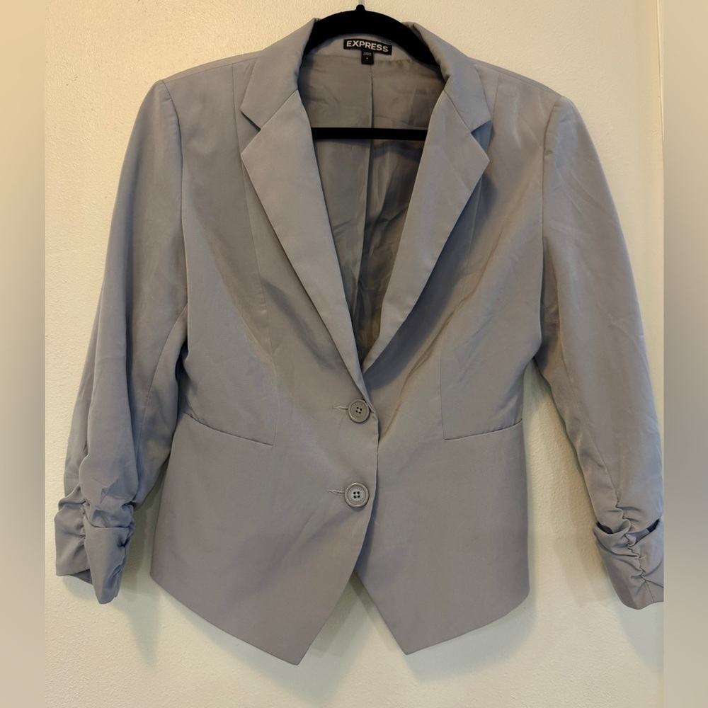 Express Light Gray Women's Blazer